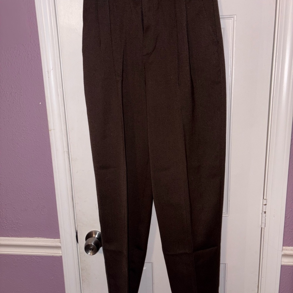 Chic Women's Dark Brown Trousers